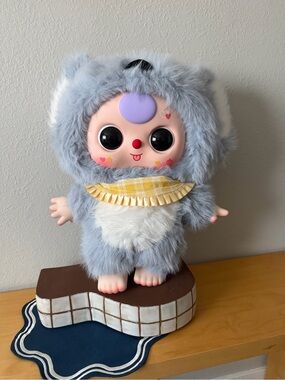 1000% BABY THREE KOALA BEAR with boba eyes and heart accents